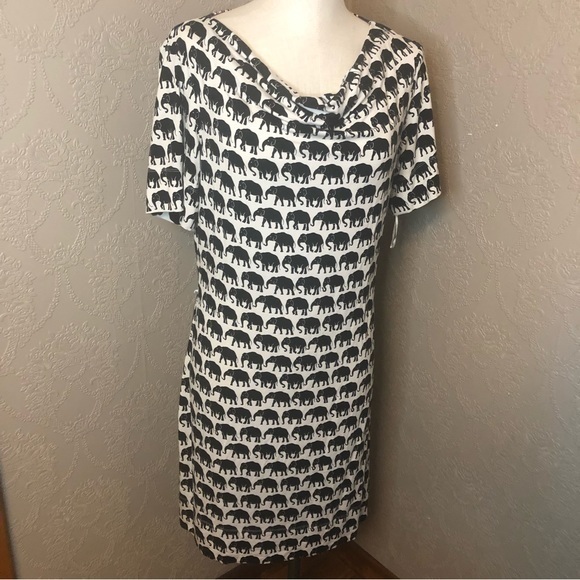 Hatley Dresses & Skirts - Hatley Elephant dress M black white very good condition